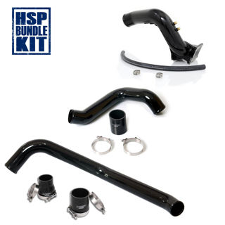 Picture of 2004.5-2005 Chevrolet / GMC Intercooler Charge Pipe Bundle Gloss Black HSP Diesel