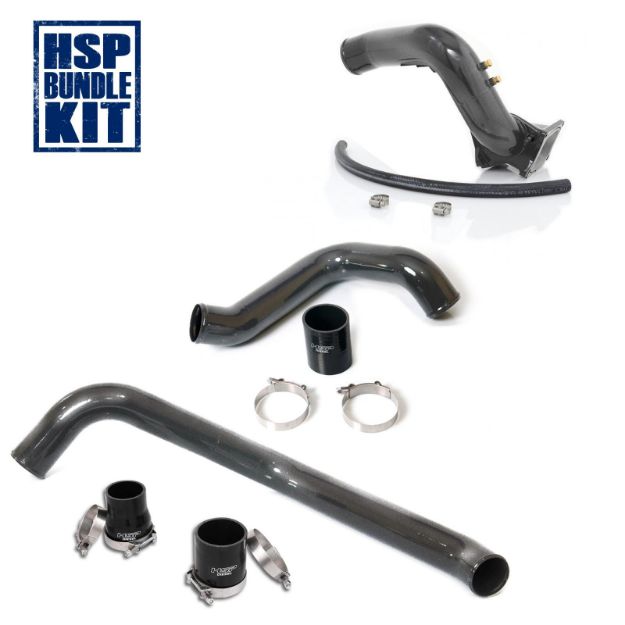 Picture of 2004.5-2005 Chevrolet / GMC Intercooler Charge Pipe Bundle Dark Grey HSP Diesel
