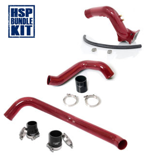 Picture of 2004.5-2005 Chevrolet / GMC Intercooler Charge Pipe Bundle Candy Red HSP Diesel