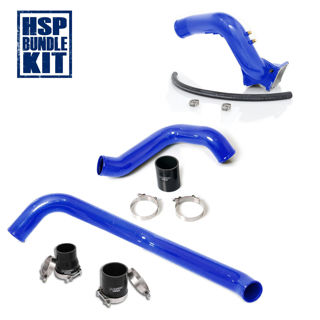 Picture of 2004.5-2005 Chevrolet / GMC Intercooler Charge Pipe Bundle Candy Blue HSP Diesel