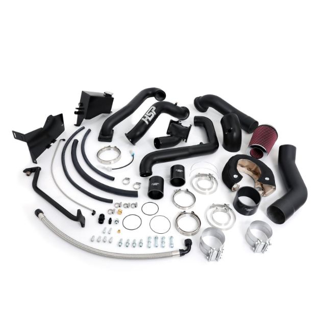 Picture of 2004.5-2005 Chevrolet / GMC Over Stock Twin Kit No Turbo Factory Battery Location Satin Black HSP Diesel
