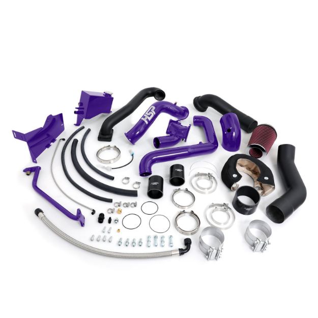 Picture of 2004.5-2005 Chevrolet / GMC Over Stock Twin Kit No Turbo Factory Battery Location Candy Purple HSP Diesel