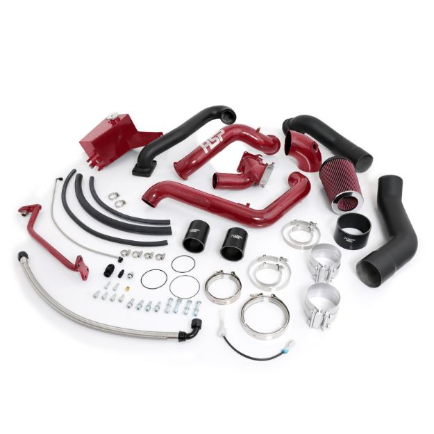 Picture of 2004.5-2005 Chevrolet / GMC Over Stock Twin Kit No Turbo Corner Location Candy Red HSP Diesel