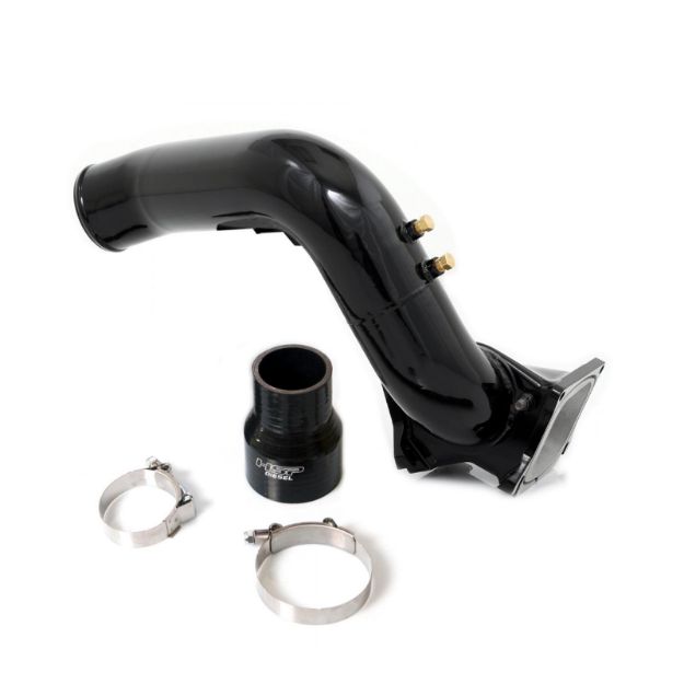 Picture of 2004.5-2005 Chevrolet / GMC Max Flow Bridge to Factory Cold Side Gloss Black HSP Diesel
