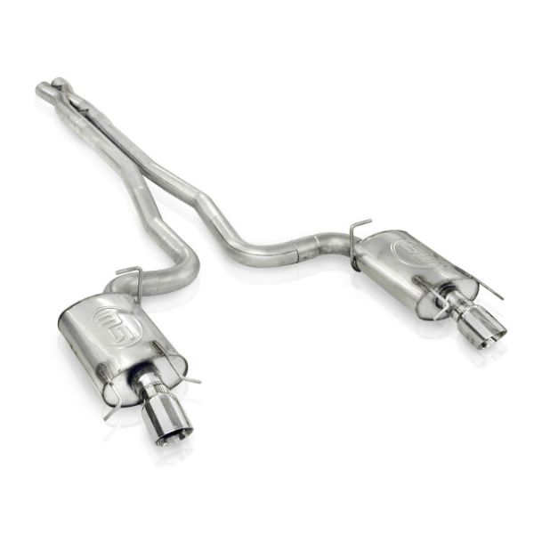 Picture of  Stainless Works 2009-15 Cadillac CTS-V Sedan 3in Catback System X-Pipe Chambered Mufflers 4in Tips