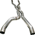 Picture of TSP 09-14 CTS-V 2" Long Tube Headers & 3" Catted X-Pipe - 304 Stainless Steel