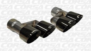 Picture of Corsa 2015-16 Ford Mustang GT 5.0 Black Quad Tips Kit