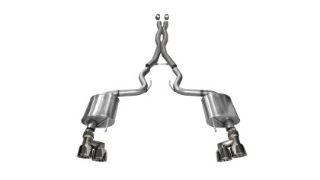 Picture of Corsa 2015-16 Ford Mustang GT 5.0 3in Cat Back Exhaust Polish Quad Tips (Sport)