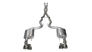 Picture of Corsa 2015-16 Ford Mustang GT 5.0 3in Cat Back Exhaust Polish Quad Tips (Xtreme)