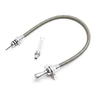 Show details for Lokar Hi-Tech Flexible Braided Stainless Transmission Dipstick Picture of Lokar Hi-Tech Flexible Braided Stainless Transmission Dipstick